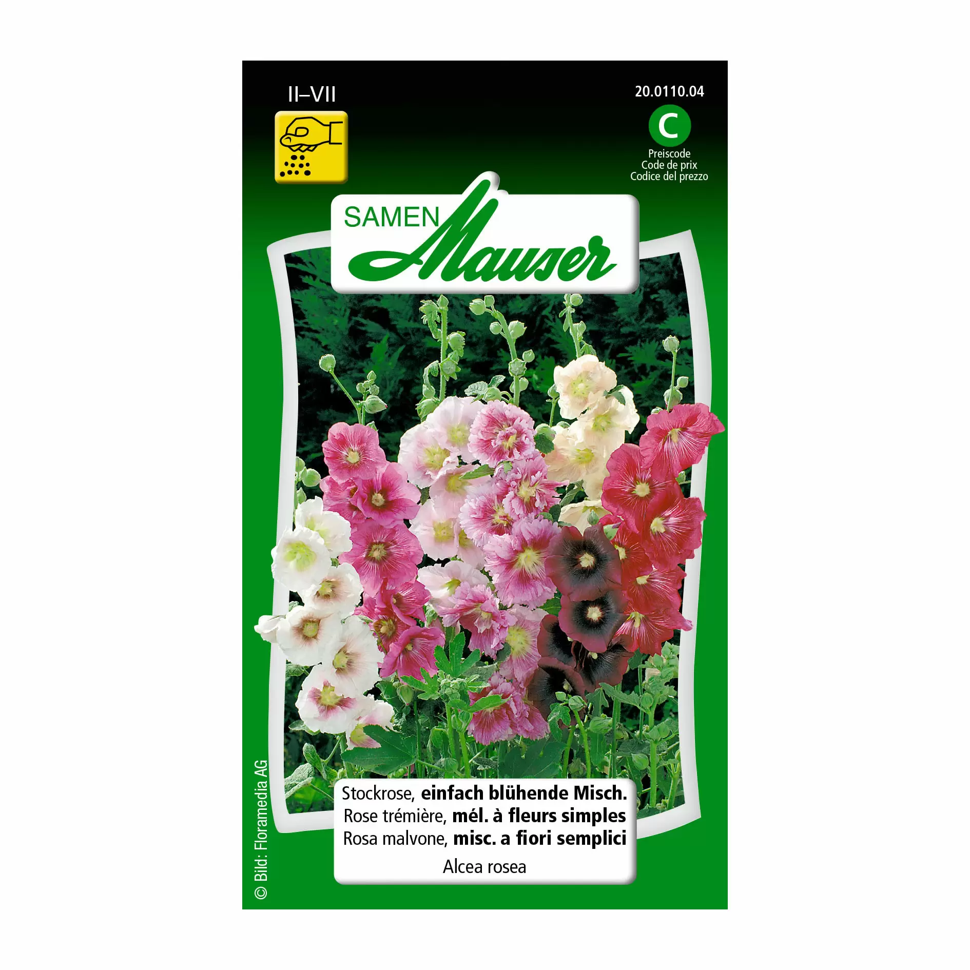 Stockrose Einfach Bl Hende Mischung Blumensamen Zulauf Gartencenter